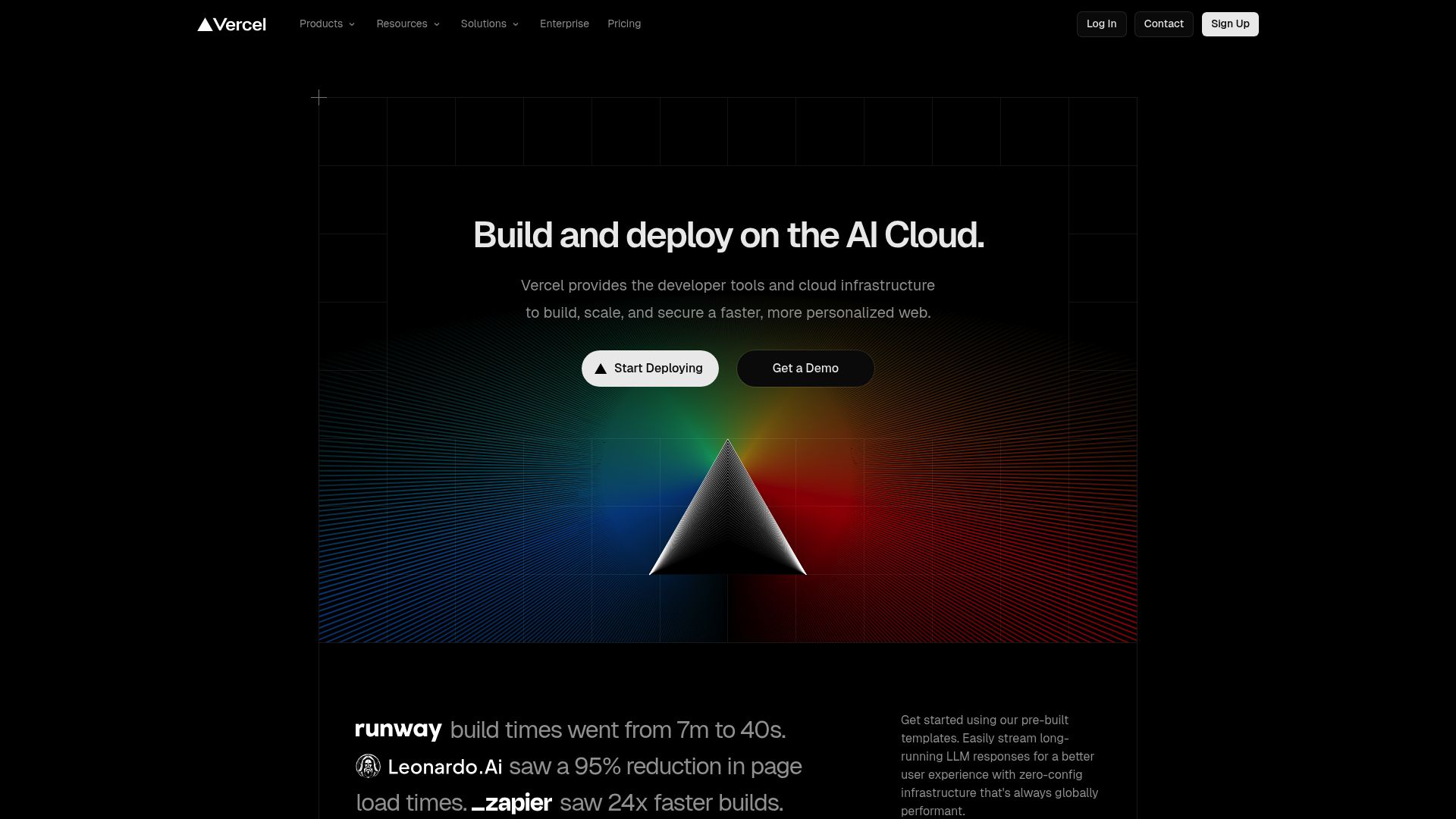 Screenshot in dark mode