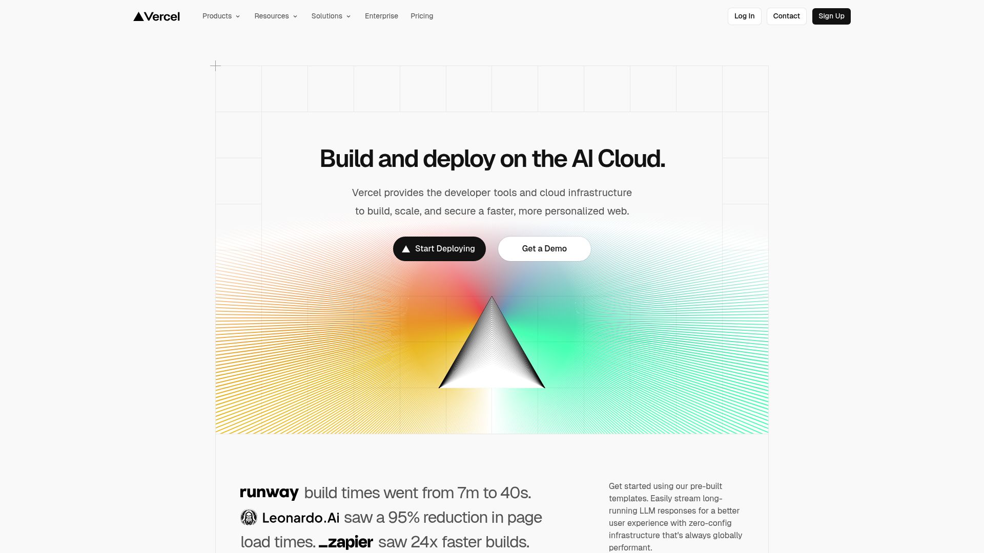 Screenshot in light mode